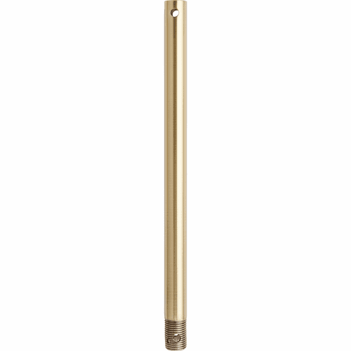 Quorum 12" Downrod - Aged Brass - 6-1280