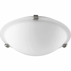Quorum 12" Satin Flushmount - Satin Nickel - 3000-12165