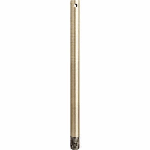 Quorum 12" Universal Downrod - Antique Brass - 6-124