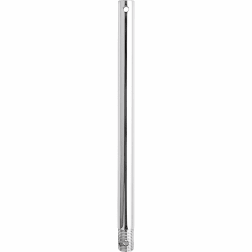Quorum 12" Universal Downrod - Chrome - 6-1214