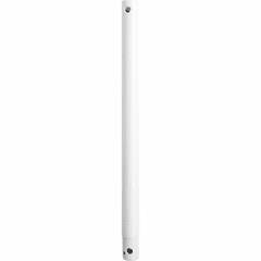 Quorum 12" Universal Downrod - Studio White - 6-128