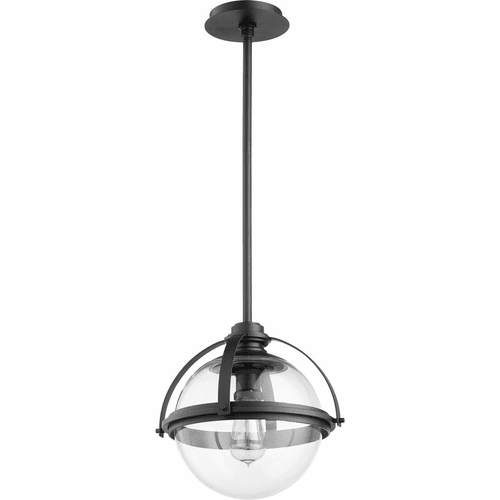 Quorum 13" Meridian Globe Pendant - Noir - 88-13-69