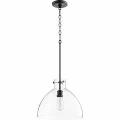 Quorum 14" Dome Pendant - Noir - 8832-69