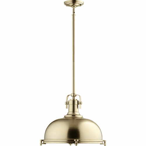 Quorum 16.5" Hinge Pendant - Aged Brass - 804-17-80