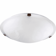 Quorum 16" Flushmount - Oiled Bronze - 3000-16-86 Quorum 16" Flushmount - Oiled Bronze - 3000-16-86