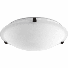 Quorum 16" Satin Flushmount - Oiled Bronze - 3000-16186