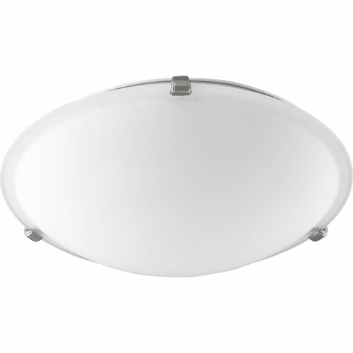 Quorum 16" Satin Flushmount - Satin Nickel - 3000-16165