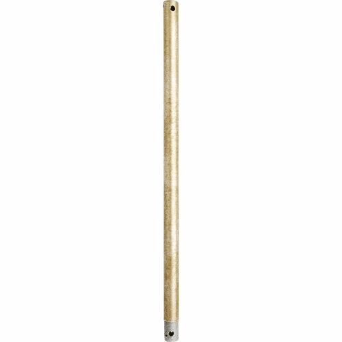 Quorum 18" Universal Downrod - Aged Silver Leaf - 6-1860