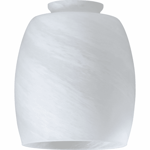 Quorum 2.25 Barrel Glass - Faux Alabaster - 2943