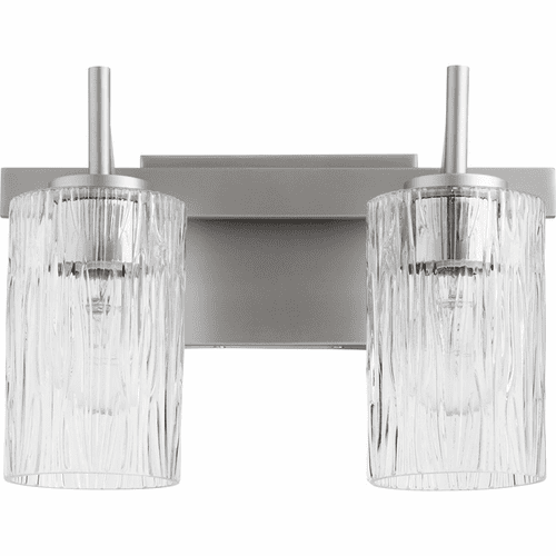 Quorum 2-LT Bath Vanity Light - Satin Nickel  - 520-2-65