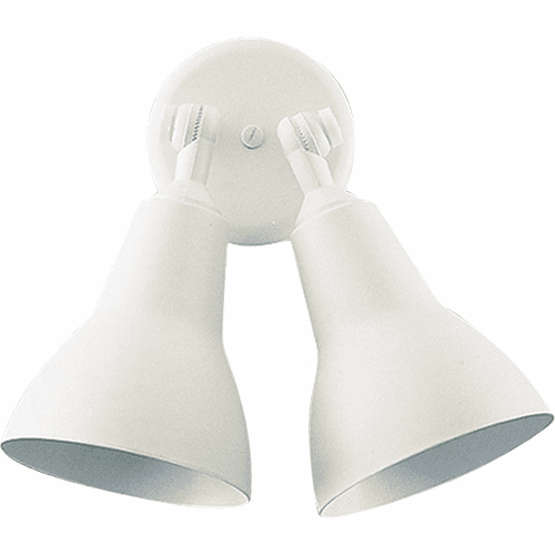 Quorum 2-LT Par Lamp Floodlgt Flushmount - White - 690-2-6