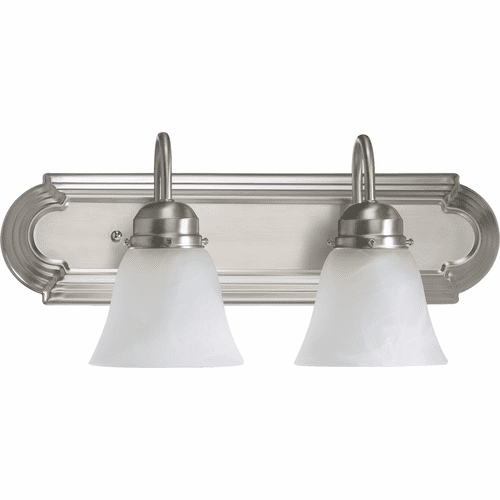 Quorum 2-LT Vanity - Satin Nickel - 5094-2-165