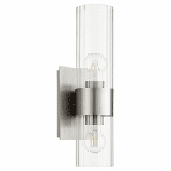Quorum 2-LT Wall Mount - Satin Nickel - 5826-2-65 Quorum 2-LT Wall Mount - Satin Nickel - 5826-2-65