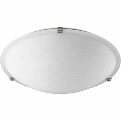 Quorum 20" Satin Flushmount - Satin Nickel - 3000-20165