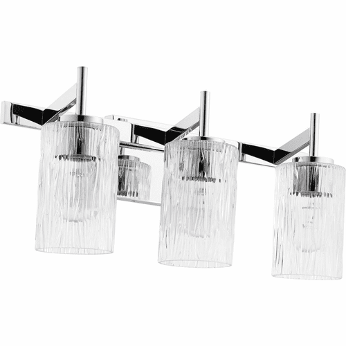 Quorum 3-LT Bath Vanity Light - Chrome  - 520-3-14