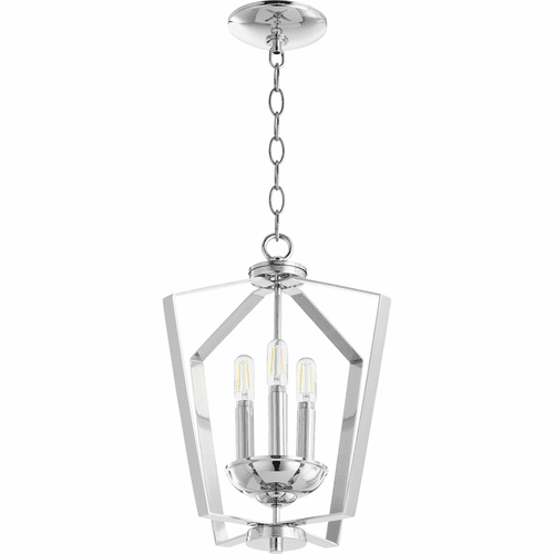 Quorum 3-LT Entry Light - Chrome - 894-3-14