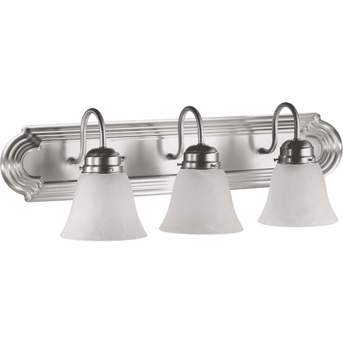 Quorum 3-LT Vanity - Satin Nickel - 5094-3-165