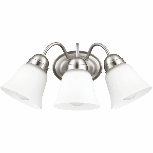 Quorum 3-LT Wall Mount - Satin Nickel - 5404-3-65