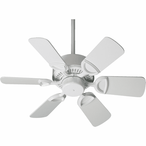 Quorum 30" 6-Blade Estate Ceiling Fan - White - 43306-6