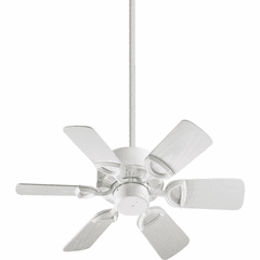 Quorum 30" 6-Blade Estate Patio Fan - White - 143306-6