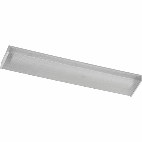 Quorum 4' 2X 32W T8 Wrap Flushmount - White - 82049-2-6