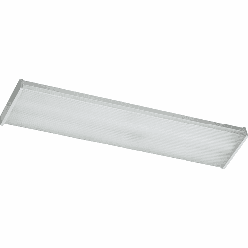 Quorum 4' 2X 32W T8 Wrap Flushmount - White - 82148-2-6