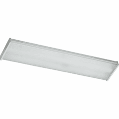 Quorum 4' 2X 32W T8 Wrap Flushmount - White - 82148-2-6