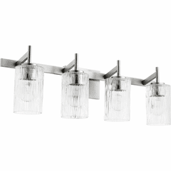 Quorum 4-LT Bath Vanity Light - Satin Nickel  - 520-4-65