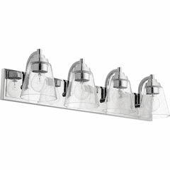 Quorum 4-LT Cone Vanity - Chrome - 518-4-14