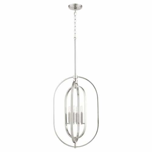 Quorum 4-LT Pendant - Satin Nickel  - 8610-4-65
