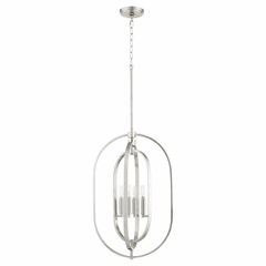 Quorum 4-LT Pendant - Satin Nickel  - 8610-4-65
