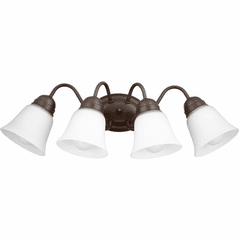 Quorum 4-LT Wall Mount - Oiled Bronze - 5404-4-86