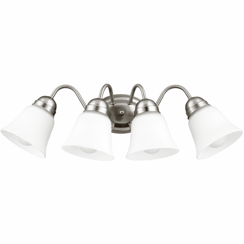 Quorum 4-LT Wall Mount - Satin Nickel - 5404-4-65