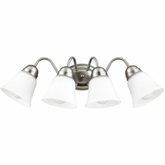 Quorum 4-LT Wall Mount - Satin Nickel - 5404-4-65