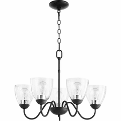 Quorum 5-LT Chandelier - Noir - 6041-5-69 Quorum 5-LT Chandelier - Noir - 6041-5-69