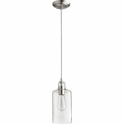 Quorum 5" Pendant - Satin Nickel - 8041-65