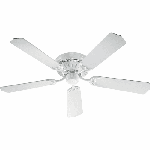 Quorum 52" 5-Blade Custom Hugger Ceiling Fan - White - 11525-6