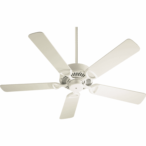 Quorum 52" 5-Blade Estate Ceiling Fan - Antique White - 43525-67
