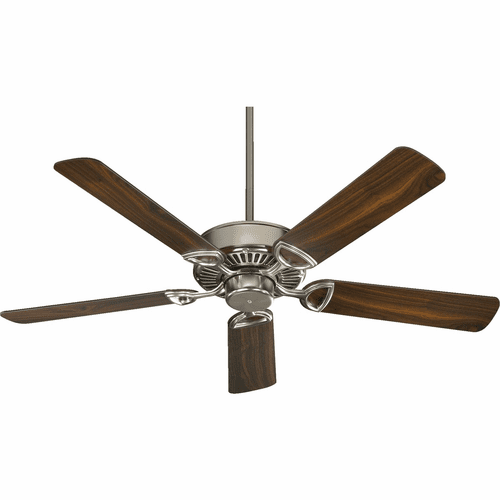 Quorum 52" 5-Blade Estate Ceiling Fan - Satin Nickel - 43525-65