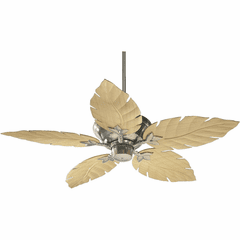 Quorum 52" 5-Blade Monaco Patio Fan - Satin Nickel - 135525-65