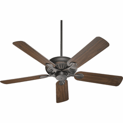 Quorum 52" 5-Blade Pinnacle Ceiling Fan - Oiled Bronze - 91525-86