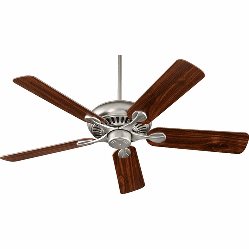 Quorum 52" 5-Blade Pinnacle Ceiling Fan - Satin Nickel - 91525-65