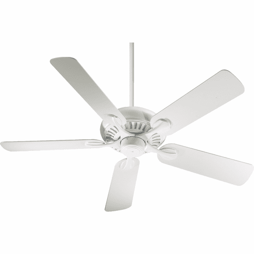Quorum 52" 5-Blade Pinnacle Ceiling Fan - Studio White - 91525-8