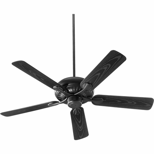 Quorum 52" 5-Blade Pinnacle Patio Fan - Noir - 191525-69