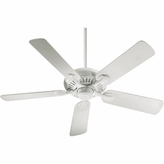 Quorum 52" 5-Blade Pinnacle Patio Fan - Studio White - 191525-8
