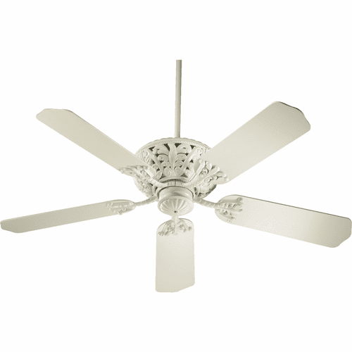 Quorum 52" 5-Blade Windsor Ceiling Fan - Antique White - 85525-67