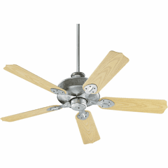 Quorum 52" Hudson Patio Fan Patio Fan - Galvanized - 137525-9