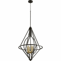 Quorum 6-LT Pendant - Noir - 8065-6-69 Quorum 6-LT Pendant - Noir - 8065-6-69