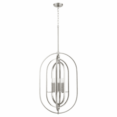 Quorum 6-LT Pendant - Satin Nickel  - 8610-6-65