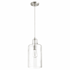 Quorum 7" 1-LT Pendant - Satin Nickel  - 8141-65